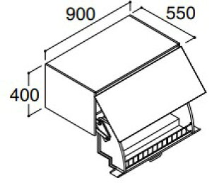 INAX LIXILENV yRAU-906W nCO[hz Abp[Lrlbg Ԍ 900mm _E@\t nCO[h ʉώ  NBs560^Cv