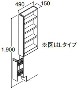 INAX LIXILENV yRBS-155L-A ~hO[hz g[Lrlbg I[vXCh^Cv Ԍ 150mm L^Cv ~hO[h ʉώ  NBs560^Cv