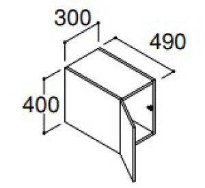 INAX LIXILENV yRBU-305C ~hO[hz Abp[Lrlbg Ԍ300mm ~hO[h ʉώ  NBs560^Cv