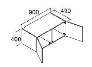 INAX LIXILENV yRBU-905C ~hO[hz Abp[Lrlbg Ԍ900mm ~hO[h ʉώ  NBs560^Cv