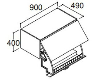 INAX LIXILENV yRBU-905W ~hO[hz Abp[Lrlbg Ԍ900mm _E@\t ~hO[h ʉώ  NBs560^Cv