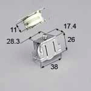 LIXIL リクシル トステム 雨戸戸車【商品コード:HAA647B 内容物:本体×1 シルバー 】