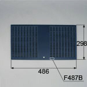 LIXIL リクシル トステム レンジフード用グリスフィルター 型式:CSF174861T【商品コード:KKZFB087 内容物:1枚入り(KKZFA473と同品) ブラック 】