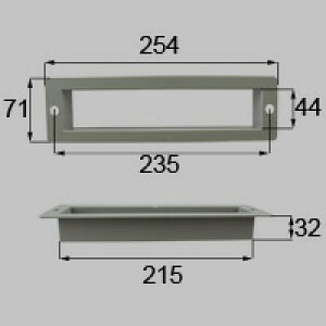 LIXIL リクシル トステム ポスト中受け 【商品コード:QDAY529L30】 内容物本体×1 シャイングレー