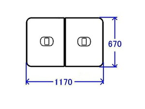 TOTO@iECi@Cӂ@yʔctgݍ킹ӂӂ(OF1170×670mm)yPCF1230R-NW1zyPCF1230RNW1z