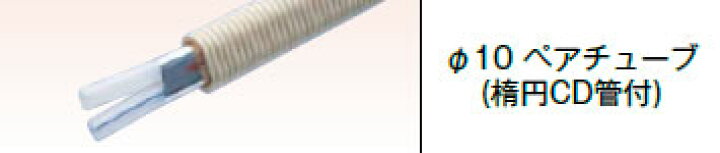 リビラック 暖房用架橋ポリエチレン管? ペアチューブ 楕円CD管付 木材・建築資材・設備 | uig.sanjuandelrio.gob.mx