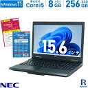 NEC VersaPro 第4世代 Core i5 メモリ:8GB 新品SSD:256GB ノートパソコン Office セキュリティソフト 新品キーボード …