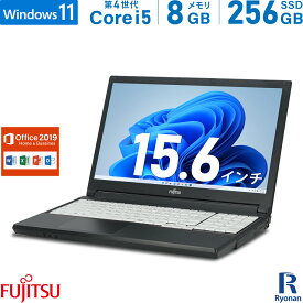 【スーパーSALE 10%OFF】富士通 LIFEBOOK A574/M 第4世代 Core i5 メモリ:8GB 新品SSD:256GB ノートパソコン Microsoft Office 2019搭載 15.6インチ DVD-ROM 中古 パソコン 中古ノートパソコン Windows 11 搭載 Windows 10 Office2019 テンキー