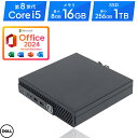 Microsoft Office 2024 H&B 付き｜中古 パソコン ミニ デスクトップ Windows11 MS Office付き｜Dell Optiplex 3060 micro 本体のみ｜メモリ 最大 16GB ストレージ SSD 最大 1TB｜中古PC デスクトップPC 中古パソコン ミニPC デル｜Word Excel PowerPoint