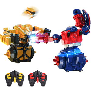 ★高還元★20%ポイントバック★ ラジコン ロボット おもちゃ 子供向け 対戦ロボット バトル 電動ロボット DEERC リモコンおもちゃ ボクシング 対戦モード 操作時間70分 多機能 360度回転 小学生