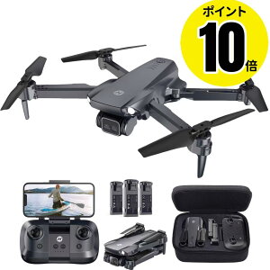 ���|�C���g10�{�� �h���[�� �J�����t�� ���^ 1080P�J���� ���S�� �܂��ݎ� ���[�P�[�X�t�� �o�b�e���[3�� 36����s���� �I�v�e�B�J���t���[���[�h �O�Ք�s �W�F�X�`���[�B�e 2.4GHz Holy Stone 