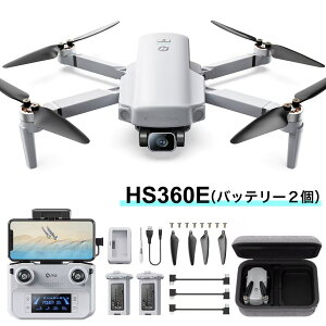 �h���[�� �����[�gID���� GPS���� 4K�J���� EIS��u���␳ �܂��� ���[�P�[�X�t�� �u���V���X���[�^�[ �t�H���[�~�[���[�h �����ǐ� ���x�ێ� 2.4GHz ���[�h1/2 �O���[ Holy Stone HS360D HS360E