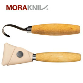 モーラナイフ フックナイフ 164 ライト ステンレス (右利き用) Morakniv 正規品 | 木工用ナイフ 木工ナイフ 工作 木 彫り出し 削り出し スプーン作成 ボウル作成