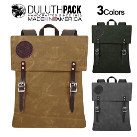 【NEW】Duluth Pack Scout Pack WAXダルースパック スカウトパック ワックス(Wing)【正規品】