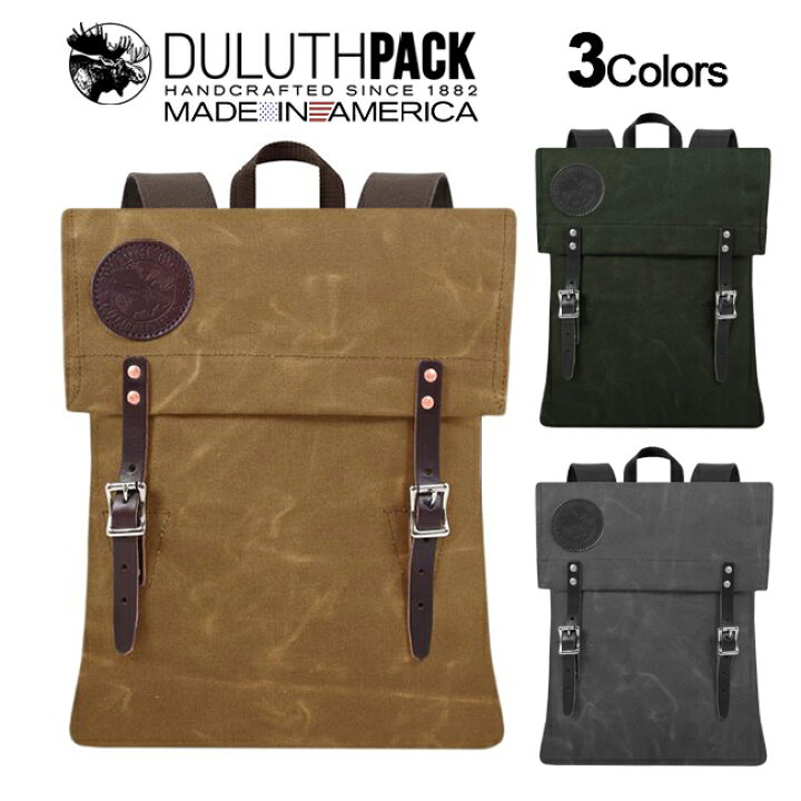 楽天市場】Duluth Pack Scout Pack WAXダルースパック スカウトパック 