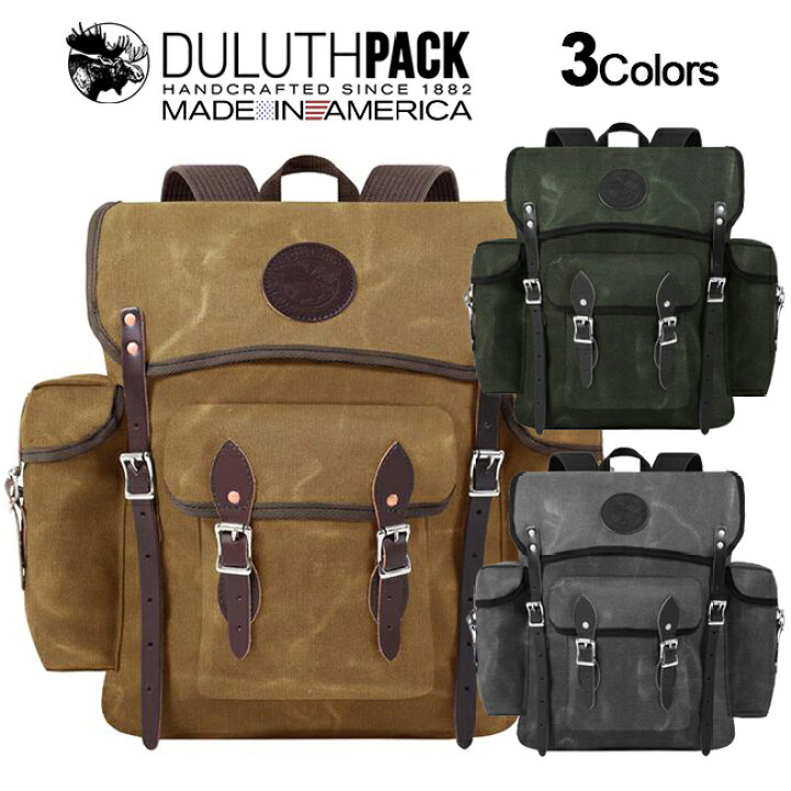 楽天市場】Duluth Pack Wanderer WAXダルースパック ワンダラー 
