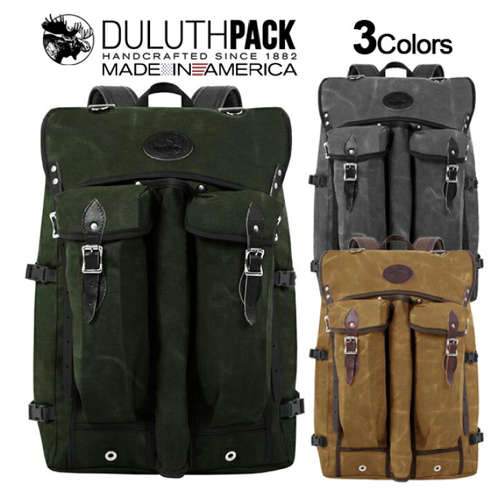 楽天市場】Duluth Pack Bushcrafter WAXダルースパック ブッシュ 