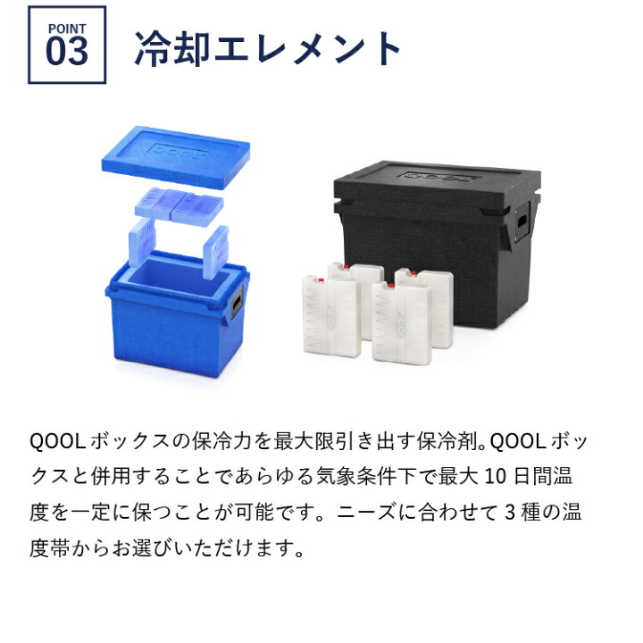 楽天市場】クール QOOLボックス M ブラック エコプラス QOOL 正規品 