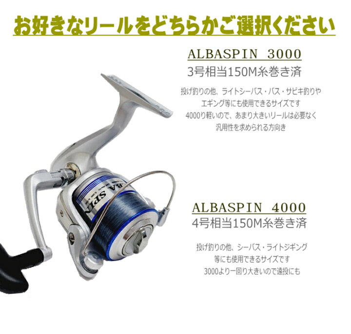 楽天市場】サーフセット 投げ釣りセット 堤防 サーフからの投げ釣りに  