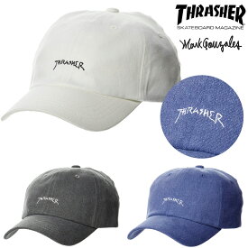 THRASHER スラッシャー ローキャップ スケートグラフィック [ 19TH-C03 / GONZ LOGO CAP ] マークゴンザレスコラボ mark gonzales メンズ レディース ストリート カジュアルファッション スケーター スケボーブランド