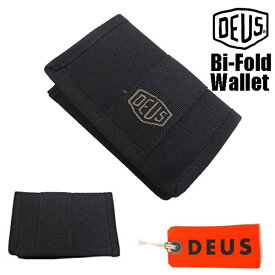 DEUS EX MACHINA ( デウス エクス マキナ )Bi-Fold Wallet(折畳み財布/カードケース)BLACK(ブラック/黒色) ロンハーマン/バイク バイカー サーフィン ロック[USA直輸入品]