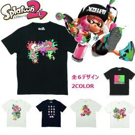 「スプラトゥーン2 グッズ」Splatoon2 半袖 Tシャツ スプラトゥーン2 BANDAI ニンテンドースイッチ tシャツ メンズ レディース 6柄【任天堂 バンダイ ライセンス商品】