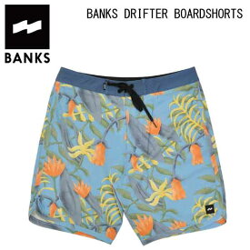 BANKS ＜バンクス＞ DRIFTER BOARDSHORT ボードショーツ COLOR:GLACIER BLUE /男性用 メンズ ストレッチ ショーツ サーフトランクス 短パン サーフィン 海水浴 /BS0114 rashguard 【USA直輸入モデル】