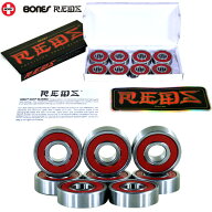 BONES ベアリング 8個SET REDZ【レッズ】 ボーンズ ベアリング BONES SKATEBOARD BEARINGS 8 PACK ベアリ…