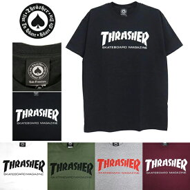 THRASHER [スラッシャー] SKATE MAG S/S T-Shirt (マガジン マグ 半袖Tシャツ メンズ) IMPORT USAサイズ ストリート カジュアルファッション スケートボードブランド【SKATEBOARDS Thrasher Skate Mag T-Shirt】 スケボー スケートボード