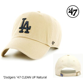 (フォーティーセブン) ‘47 BRAND Los Angeles Dodgers【CLEAN UP STRAPBACK/natural】 ロサンゼルス ドジャース クリーン アップ ナチュラル[国内正規品]