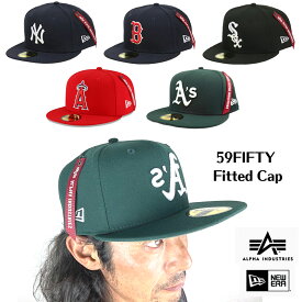 ［USA限定直輸入］ 59FIFTY MLB NEW ERA Alpha Industries ニューエラ×アルファインダストリーズ キャップ トリプルコラボレーションシリーズ コラボ メンズ 帽子 MLB ロゴ ベースボールキャップ 野球帽 NEW ERA×Alpha Industries [並行輸入品]