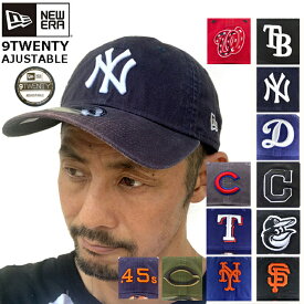 NEW ERA ニューエラ CORE CLASSIC 9TWENTY 920 ADJUSTABLE ローキャップ ストラップバック MLB メジャーリーグ ベースボール 大リーグ 帽子 刺繍 UNISEX メンズ レディース 帽子 コットンツイル WASH加工