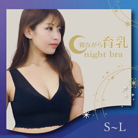 【アウトレット65％OFF】寝ながら育乳 ナイトブラジャー おやすみブラ ナイトブラ 楽 らく 薄手 薄い[M便 1/2]