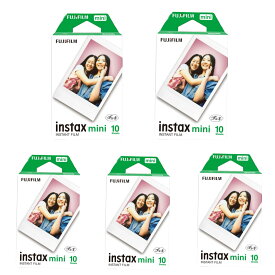 FUJIFILM チェキフイルム instax mini 10（JP1）5箱 50枚 セット 【ネコポス発送】