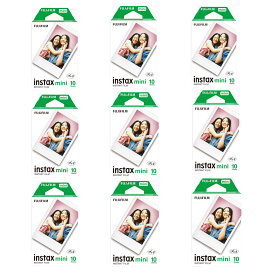 FUJIFILM チェキフイルム instax mini 10（JP1）9箱 90枚 セット 【ネコポス発送】
