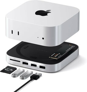 �y�ň��l����z SATECHI Mac Mini M4 �n�u �X�^���h NVMe SSD �G���N���[�W���[���� M4 Mac Mini �h�b�N 10Gbps USB-A x2 USB-A�f�[�^�|�[�g SD�J�[�h���[�_�[�Ή� M4 �Ή� �V���o�[