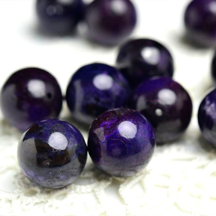 楽天市場】スギライト 杉石 粒売り ビーズ◇南アフリカ産◇大粒【約 