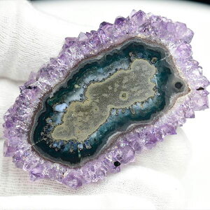 フラワーアメジスト スライス スタラクタイト 原石 ◆ウルグアイ・アルティガス産◆紫水晶|アメジストクラスター|原石|Artigas Uruguay|スタラクタイト|鍾乳石|天然石|パワーストーン
