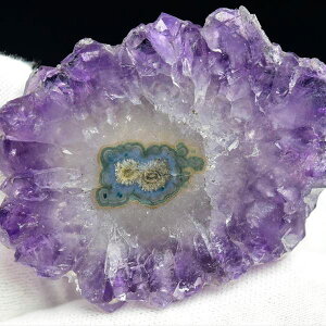 フラワーアメジスト スライス スタラクタイト 原石 ◆ウルグアイ・アルティガス産◆紫水晶|アメジストクラスター|原石|Artigas Uruguay|スタラクタイト|鍾乳石|天然石|パワーストーン