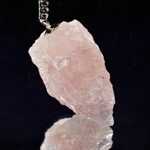 ローズクォーツ ペンデュラム ラフカット ハンマーロックカット 【インド産・ローズクォーツ】天然石|パワーストーン|ペンジュラム|紅石英|振り子|ダウジング|卸 ■39ショップ■