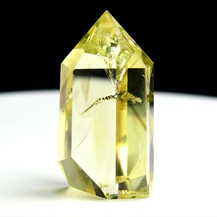 楽天市場】シトリン ポイント 六角柱 ファントムブラジル産□非加熱  