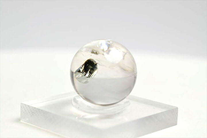 楽天市場】パイライトインクォーツ AAAA ◇黄鉄鉱入り水晶◇ 丸玉 【約  