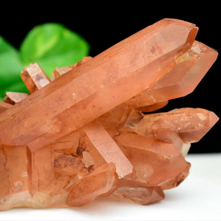 楽天市場】タンジェリンクォーツ 水晶 クラスター 原石 EXグレード 