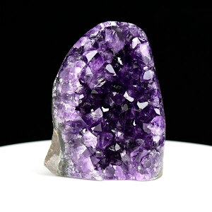 アメジスト クラスター カットベース 原石 ◆ウルグアイ・アルティガス産◆ 約352.5g紫水晶|アメジストクラスター|原石|ポリッシュエッジ|Artigas Uruguay|ジオード|アメジストドーム|