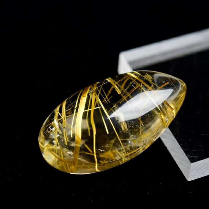 楽天市場】ゴールドルチルクォーツ ルース タンブル 【約7g】□超 