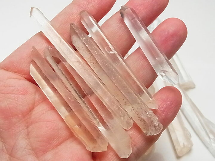 楽天市場】水晶 シンギングクリスタル ポイント 詰合せ 【マダガスカル 