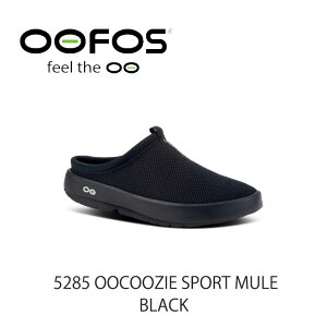 E[tHX ~[ OOFOS 5285 OOCOOZIE SPORT MULE BLACK WOMEN fB[X X|[c ubN V[Y