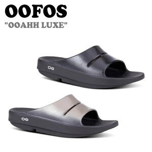 E[tHX T_ OOFOS Y fB[X OOAHH LUXE E[A[ NX RECOVERY SANDAL Jo[T_ BLACK ubN LATTE be V[Y