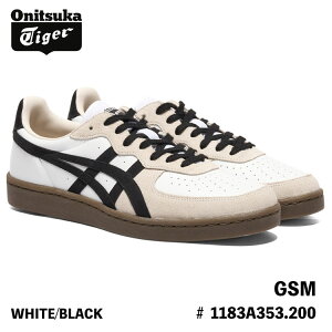 �I�j�c�J�^�C�K�[ �X�j�[�J�[ Onitsuka Tiger �����Y ���f�B�[�X GSM �W�[�G�X�G�� WHITE/BLACK �z���C�g �u���b�N 1183A353.136 �V���[�Y