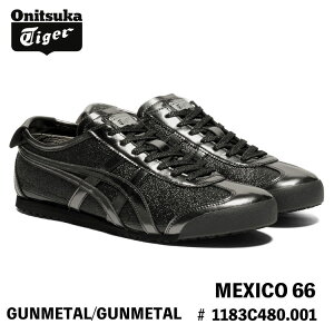 �I�j�c�J�^�C�K�[ �X�j�[�J�[ Onitsuka Tiger MEXICO 66 ���L�V�R66 GUNMETAL/GUNMETAL �K�����^�� # 1183C480.001 �V���[�Y